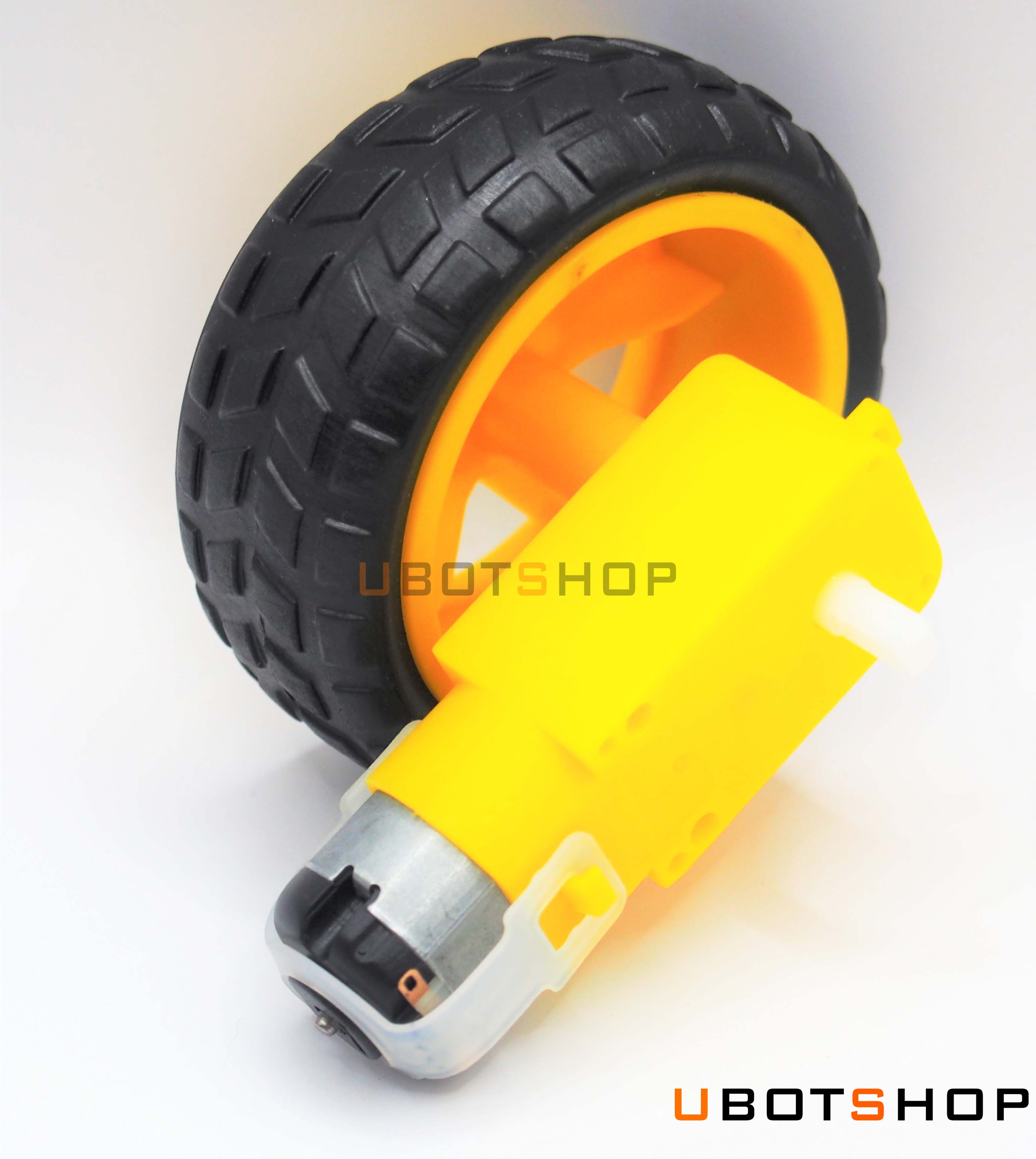 motor and wheel (yellow) 6V ratio 1: 48 (MM0003)