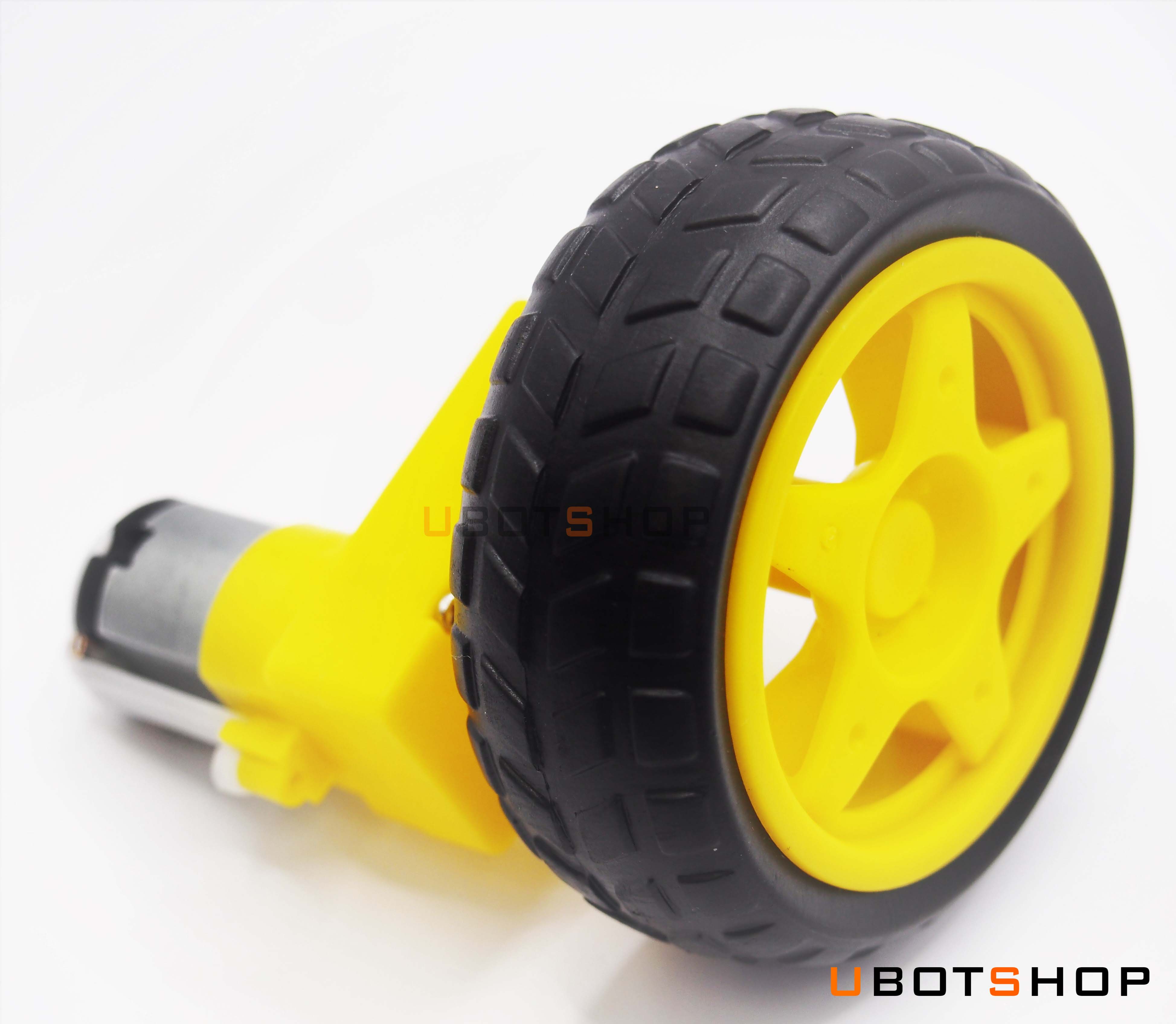 motor and wheel (yellow) 6V ratio 1: 48 ( L Type) (MM0005)