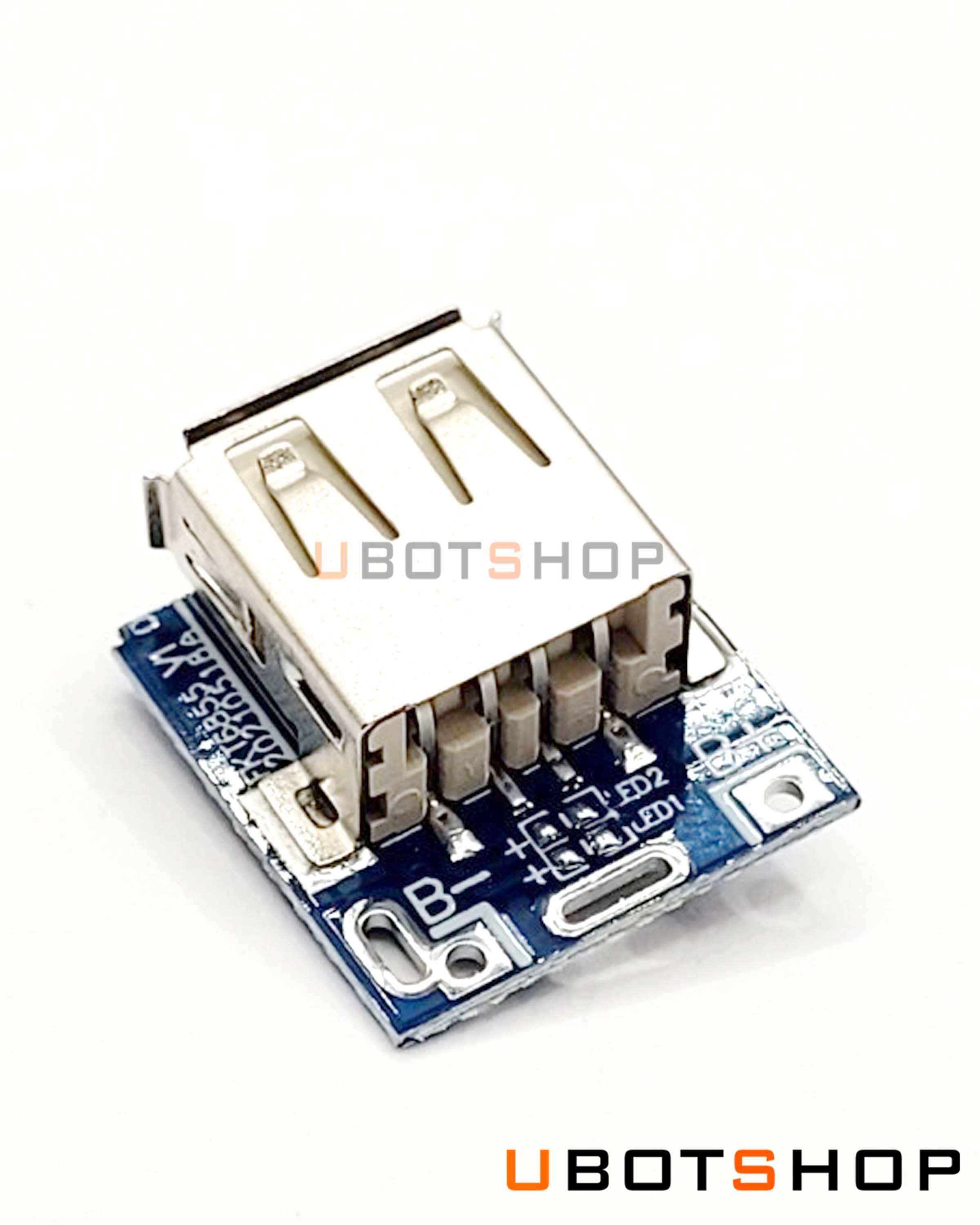 Lithium 3.7v to 5v USB Power Module Lithium Battery Charging Protection Board Boost Converter LED Display USB For DIY Charger(PB0007)