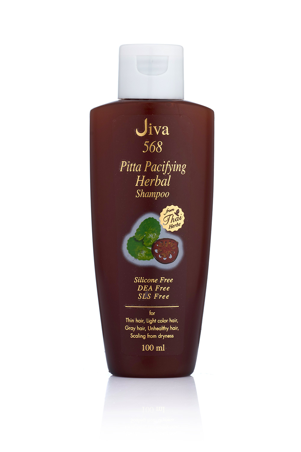 JIVA Pitta Pacifying Herbal Shampoo - จีวา ปิต้า แปซิไฟอิ้ง เฮอบอล แชมพู