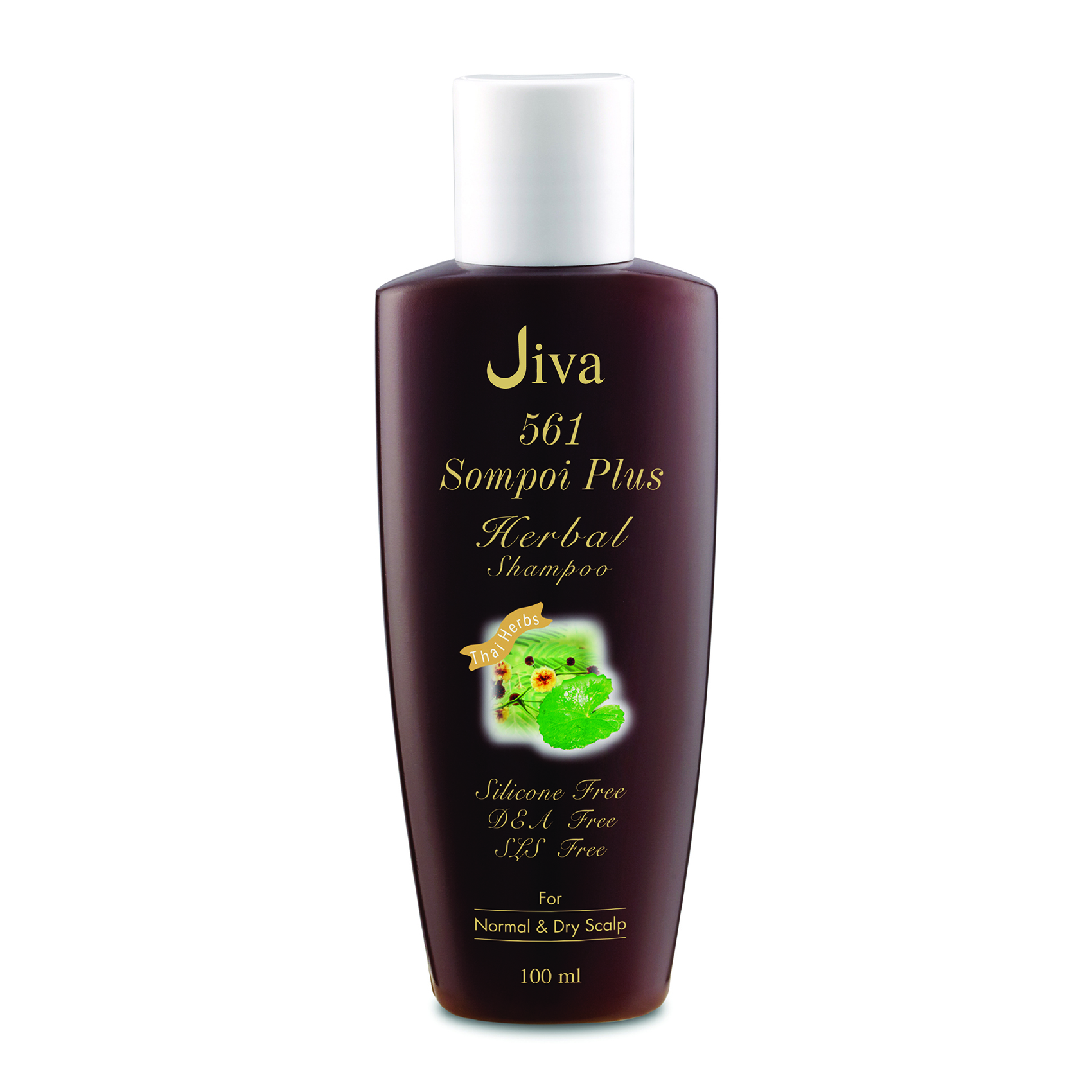 JIVA Sompoi Plus Herbal Shampoo - จีวา ส้มป่อย พลัส เฮอบอล แชมพู