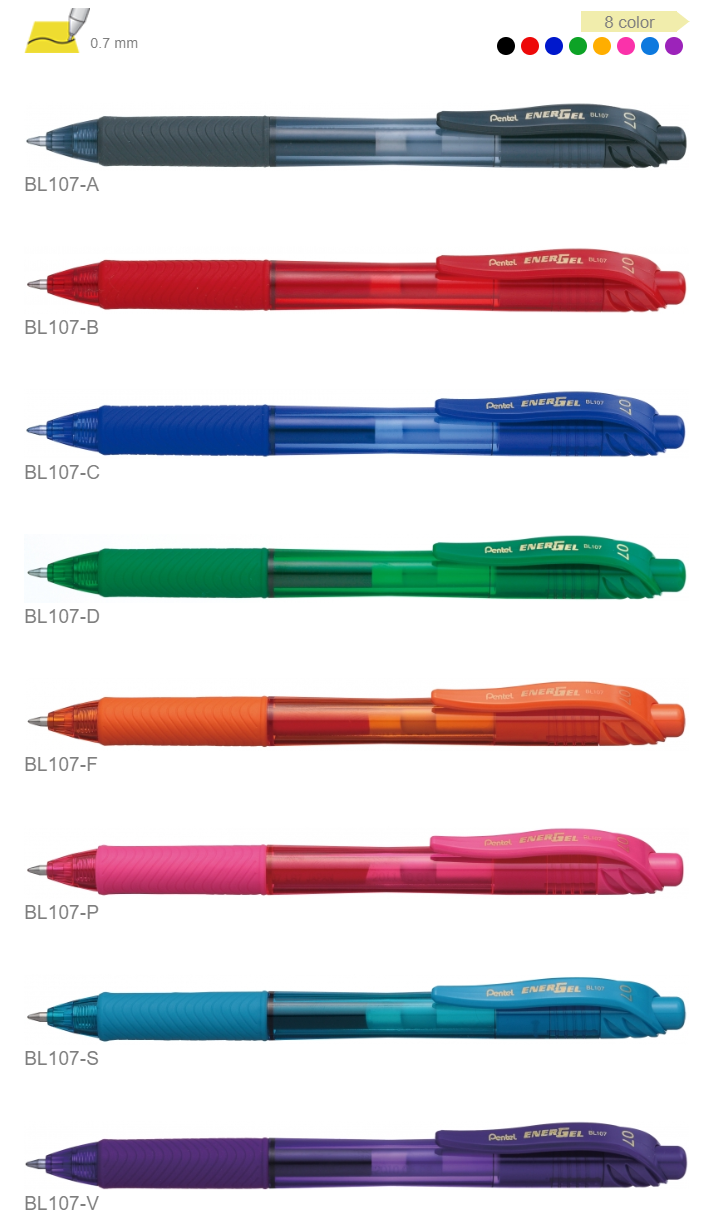 ปากกาเพนเทล BL-107 0.7 ENERGEL