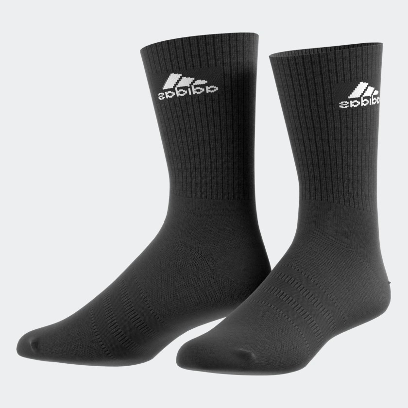 ถุงเท้า Adidas 3Stripes Performance Crew Socks - AA2301