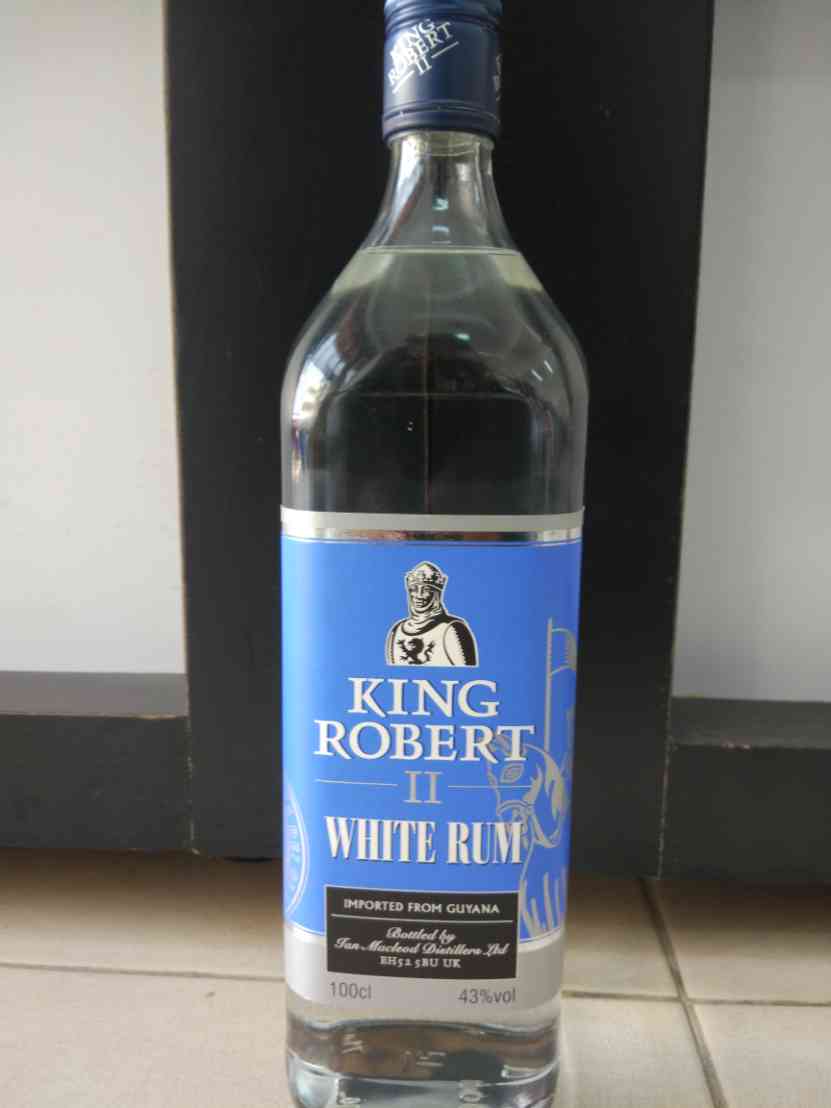 King Robert II White Rum 1L (43%)