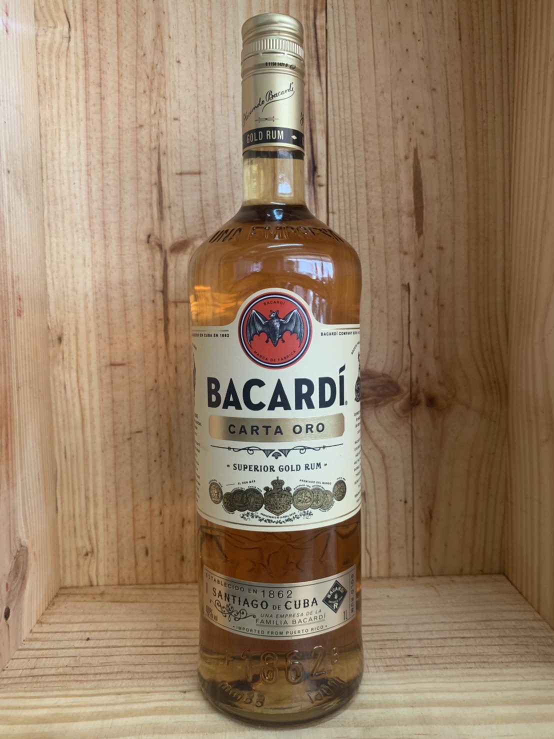 Bacardi Oro Gold Rum 1L