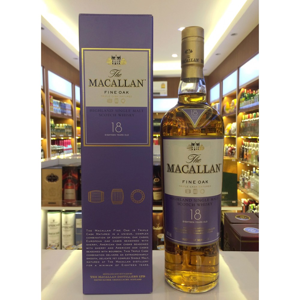 The Macallan Fine Oak 18 Year Old 700ml 99dutyfree