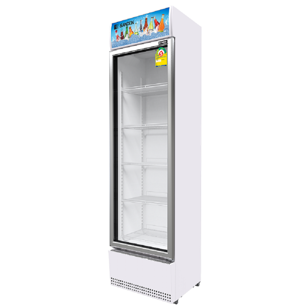 SANDEN ตู้แช่เย็น 1 ประตู รุ่น SEA-0405 ขนาด 14.1 Q สีขาว