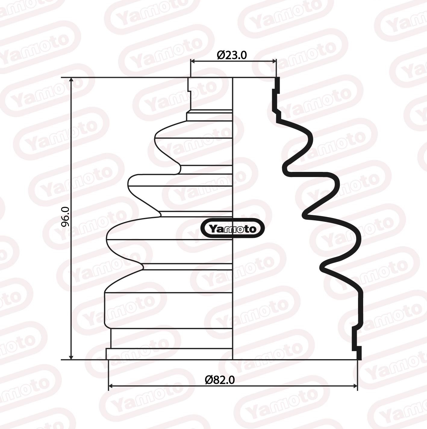 DRIVE SHAFT BOOT OUTER PREMERA yamotorubber