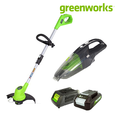 BATTERY TRIMMER INCLUDING BATTERY (2AH)AND CHARGER FREE VACUUM CLEANER 24V(1,600฿)