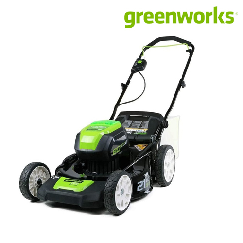 GREENWORKS รถตัดหญ้าเดินตามแบตเตอรี่ 80V (เฉพาะตัวเครื่อง)