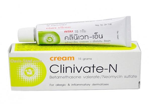 H469 (2 TUBES)  CLINIVATE-N Cream Allergic Dermatitis,Viral & Fungal 15 G.
