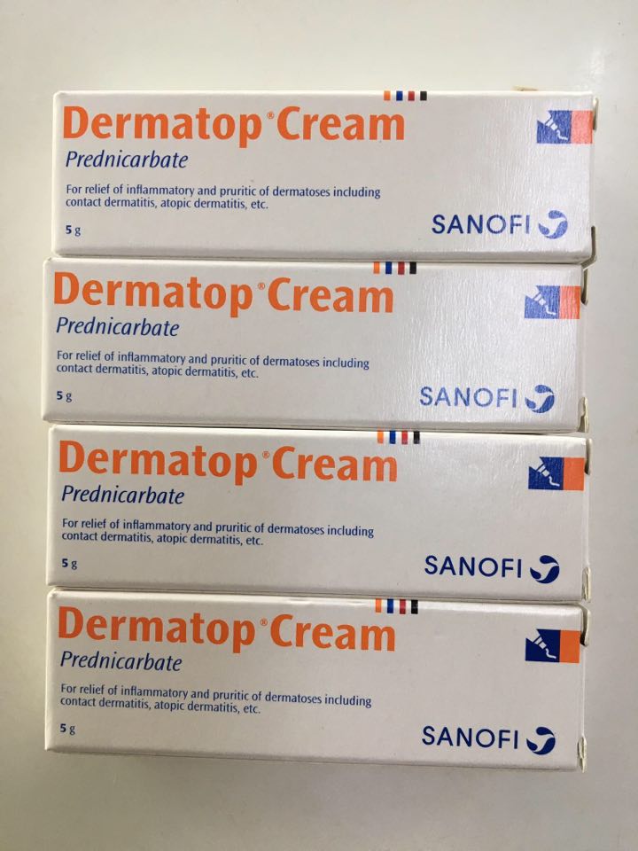 H401  ( 4 TUBES) Dermatop cream 5 g.