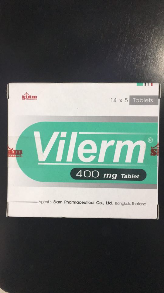 J001 Vilerm Acyclovir 400 mg. (2 BOXES)