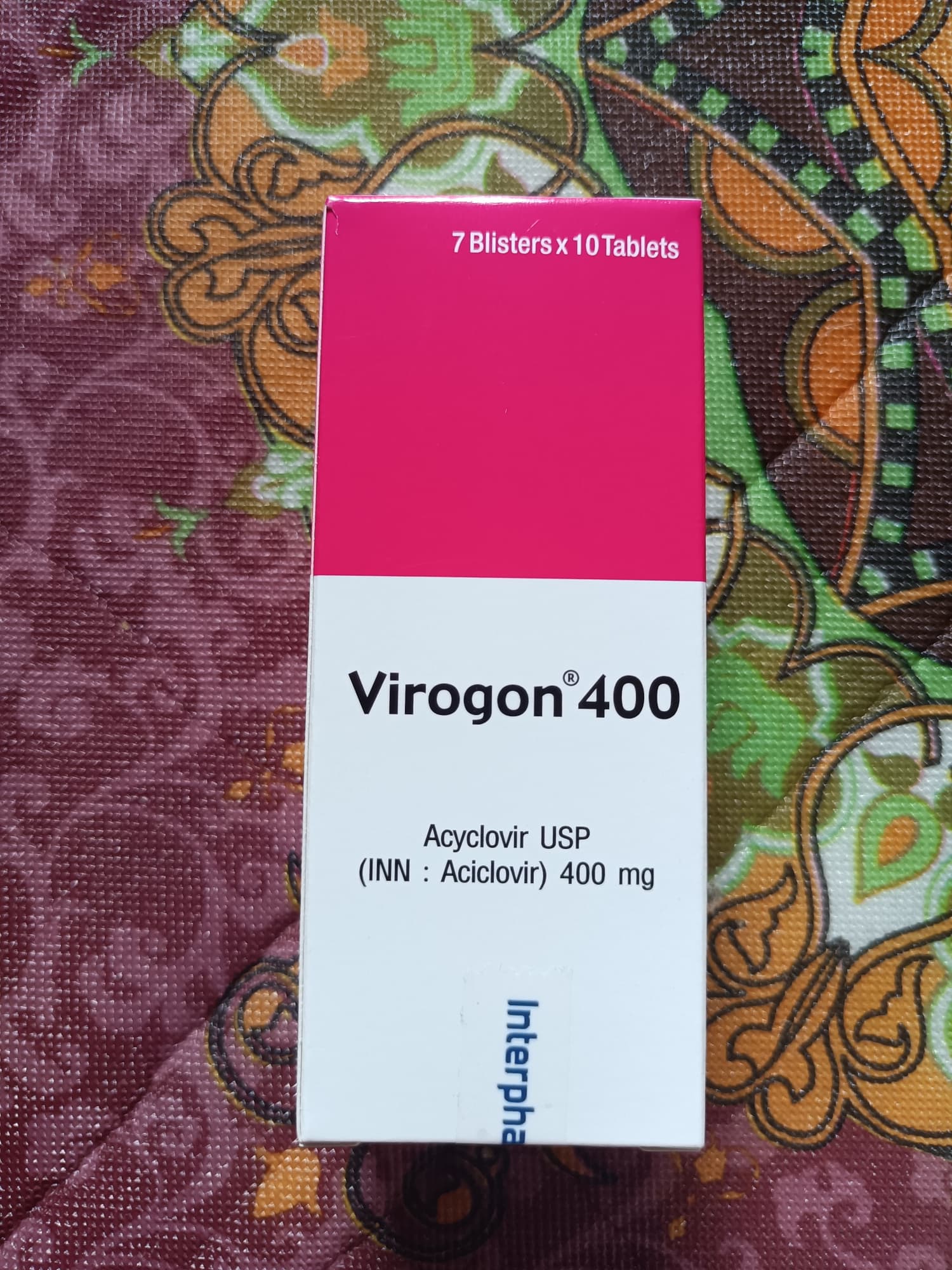 New product acyclovir 400 mg Virogon