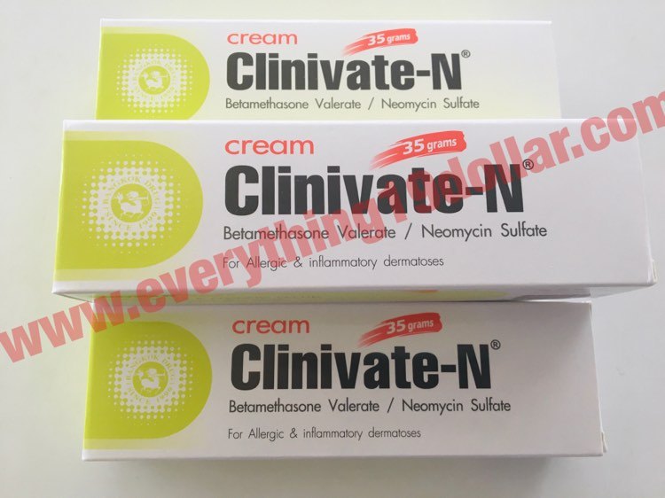 K15 (3 TUBES)  SIZE 35 G. CLINIVATE-N Cream Allergic Dermatitis