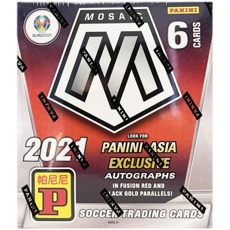 2020-21 Panini Mosaic UEFA Euro Soccer Tmall Asia Hobby Box - Sgsportcards