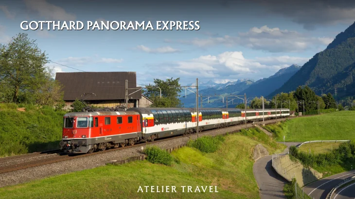 Gotthard Panorama Express เส้นทาง Luzern ถึง Lugano