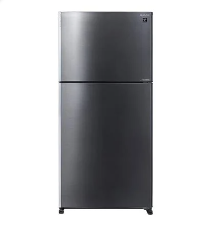 SHARP ตู้เย็น 2 ประตู ขนาด 21.5 คิว รุ่น SJ-X600TP2-SL | สีเงินสแตนเลส