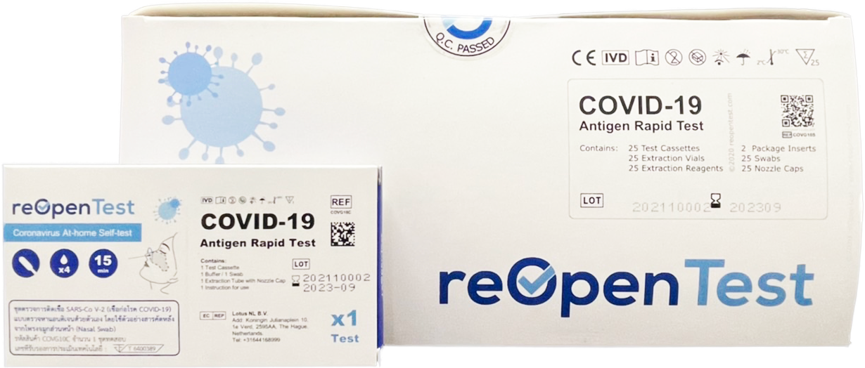 ชุดตรวจ COVID-19 Antigen Rapid Test Kit