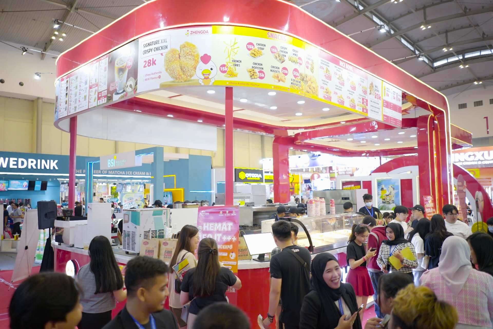 Booth ZHENGDA, Ai-CHA, dan Ai-KA yang Ramai di IFBC Expo 2024