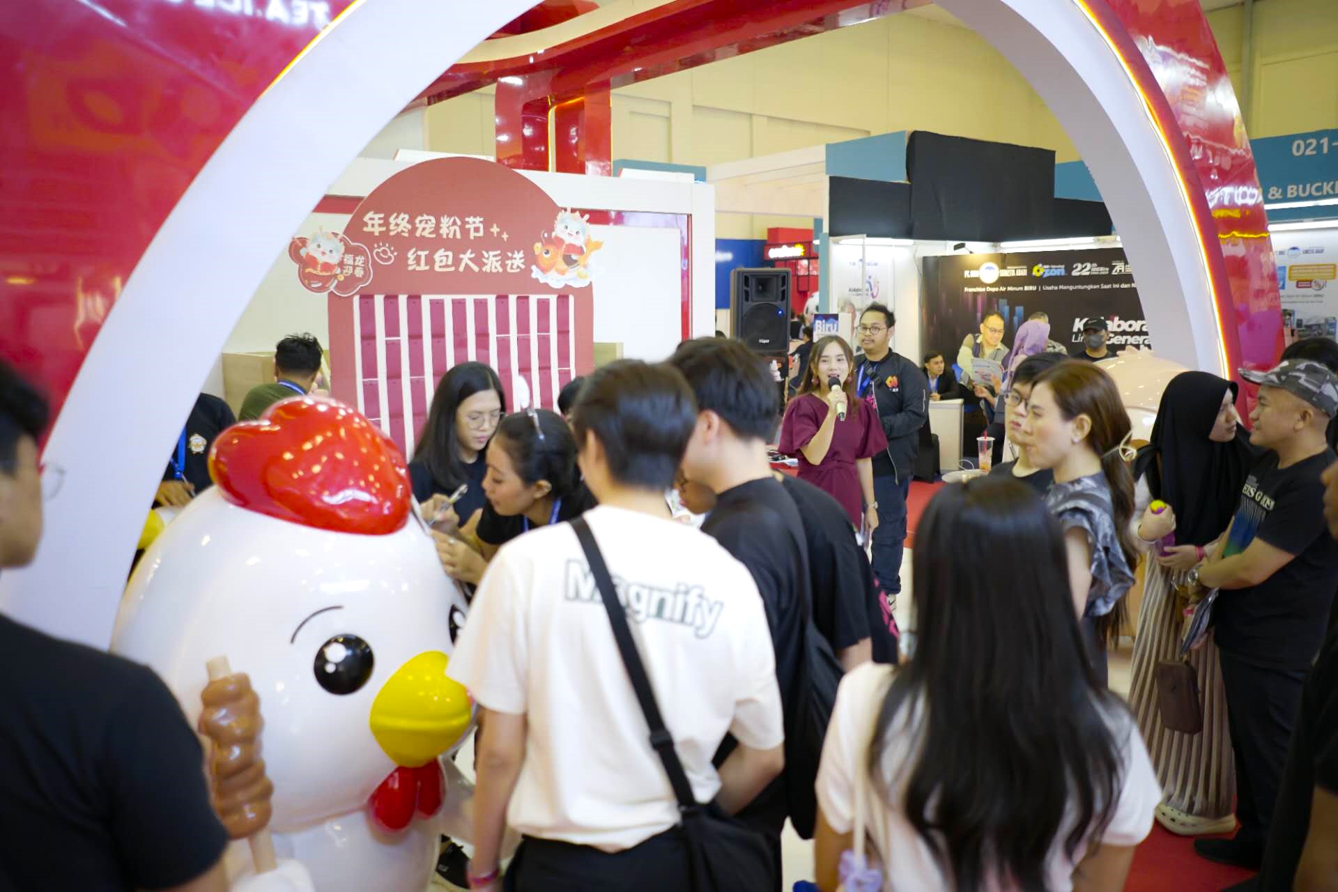 The Excitement Event at ZHENGDA, Ai-CHA, and Ai-KA Booth at IFBC 2024