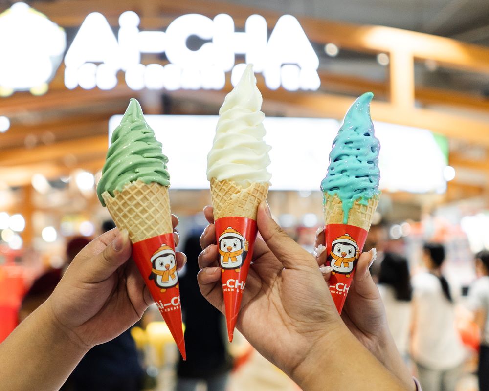 es krim Ai-CHA sebagai ide jualan makanan modal kecil