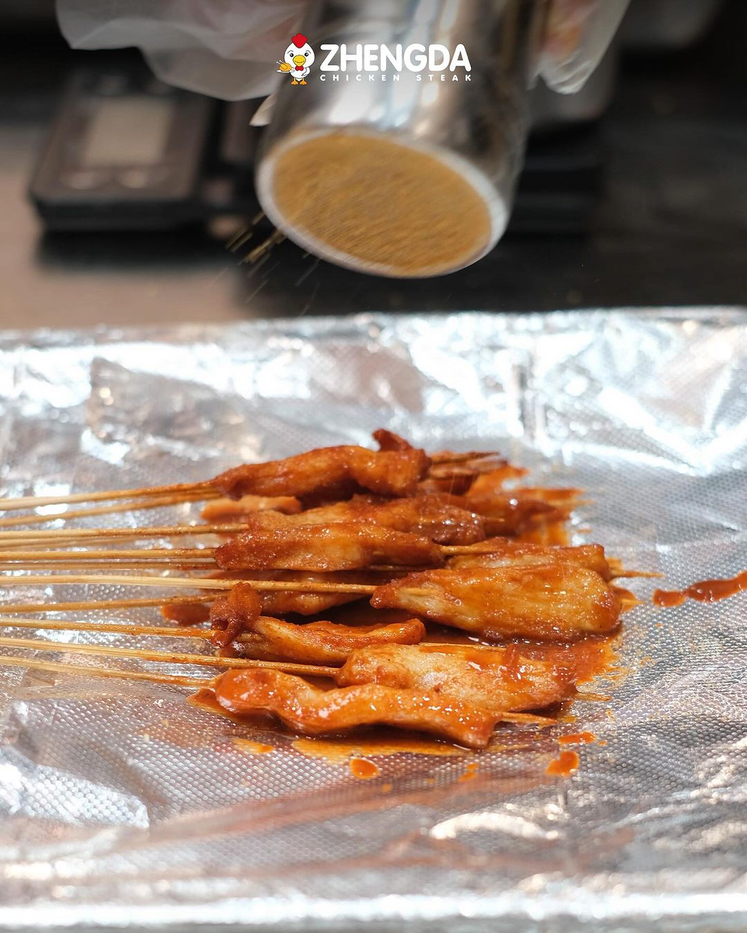 jajanan asin Small Chicken Skewers dari ZHENGDA