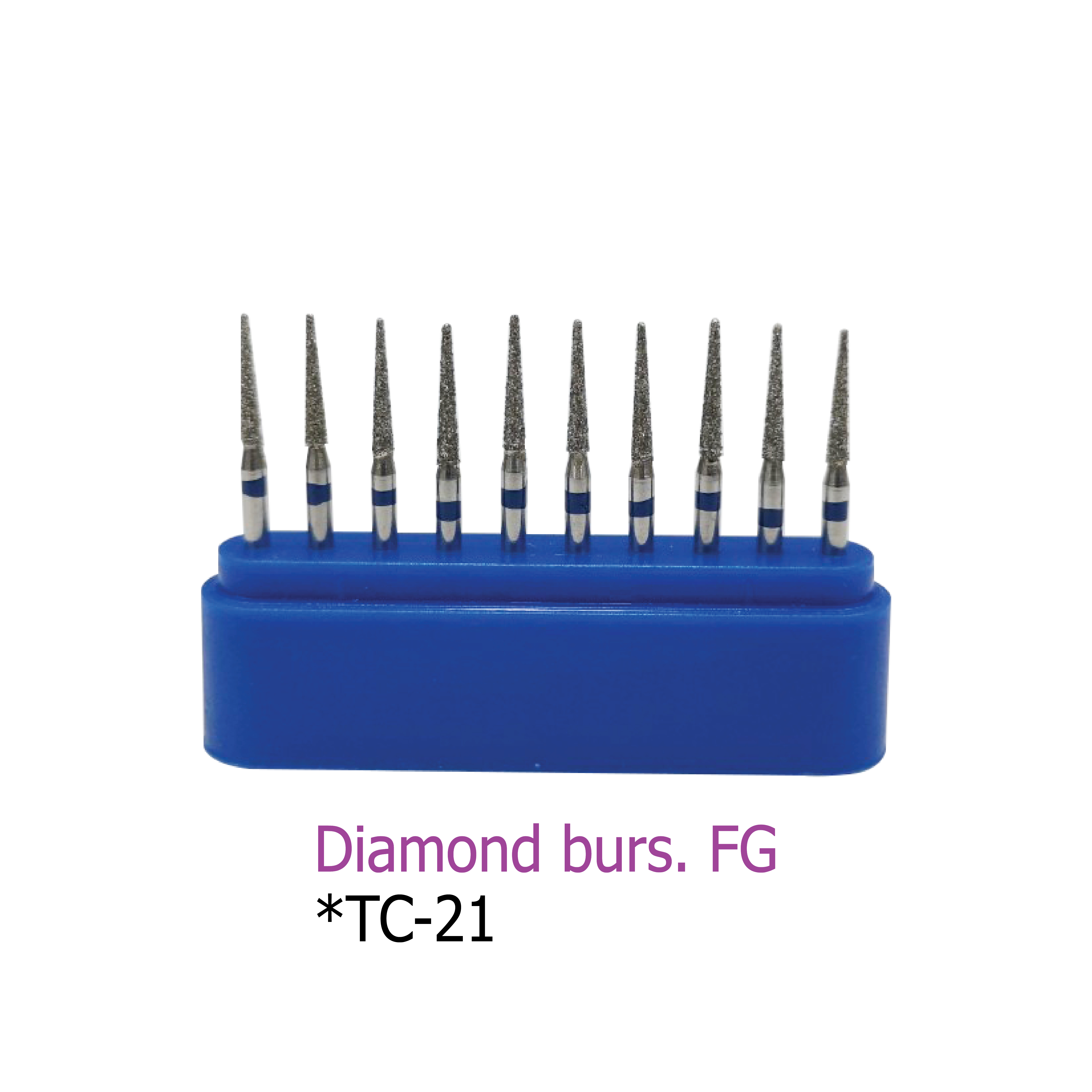Diamond burs. FG *TC-21