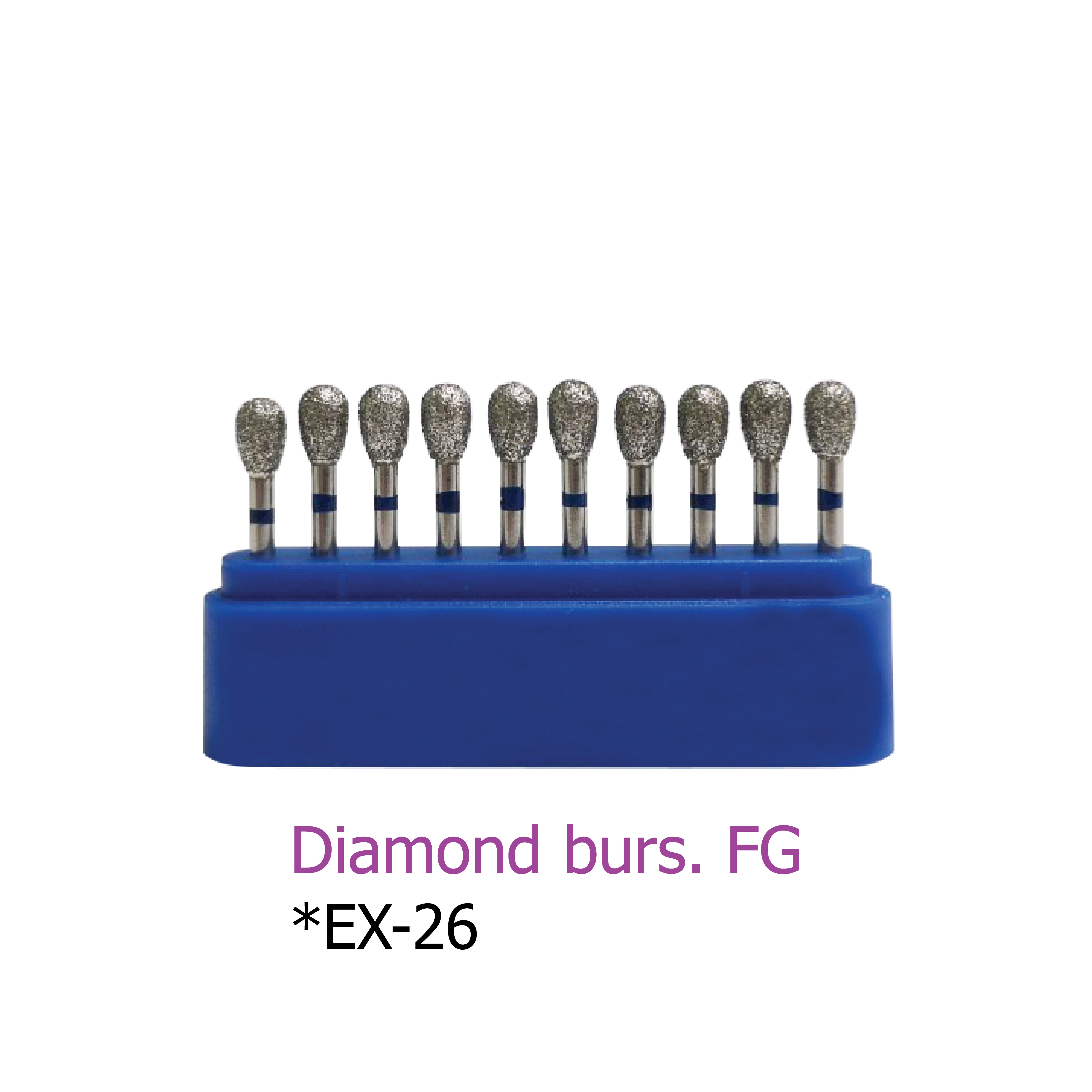 Diamond burs. FG *EX-26