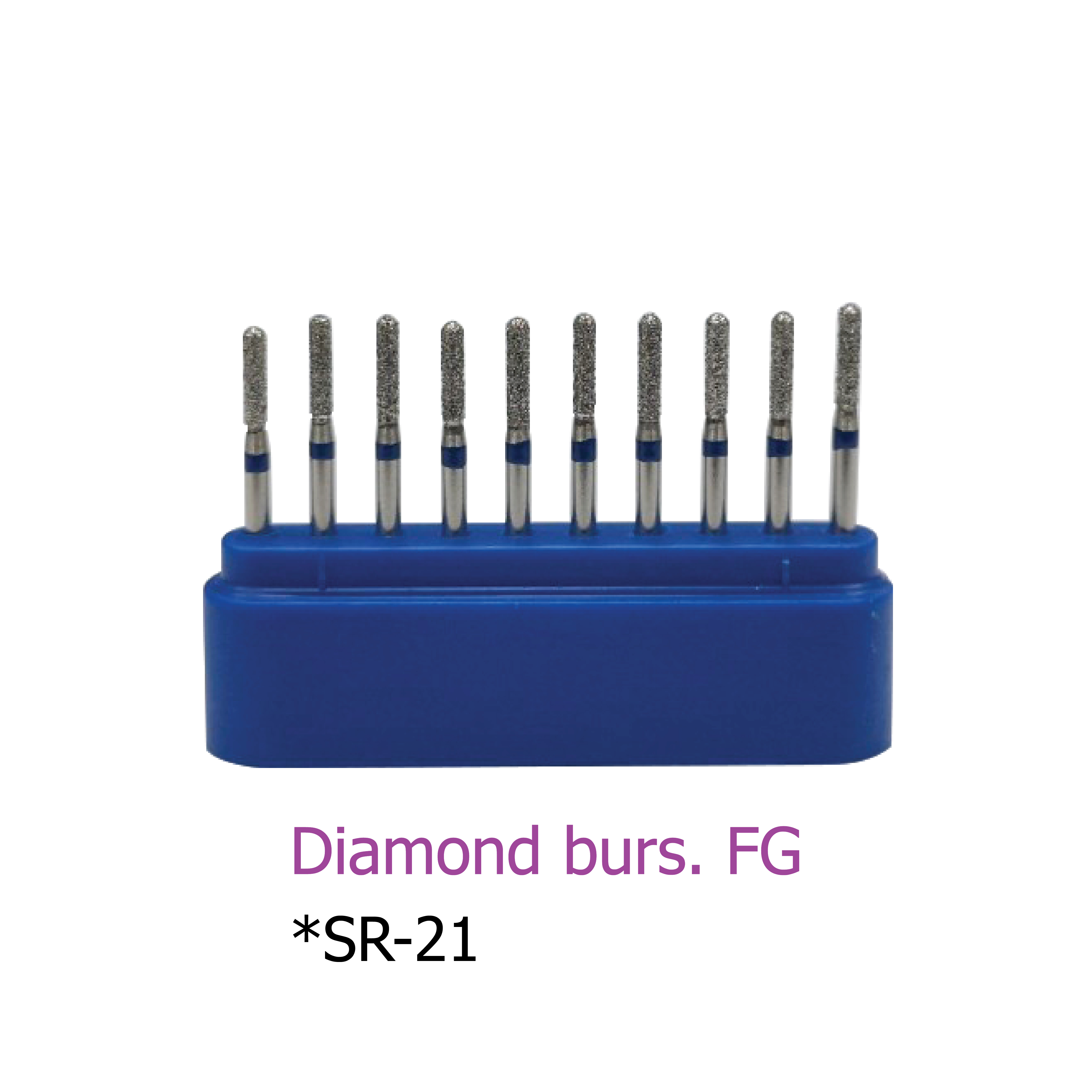 Diamond burs. FG *SR-21