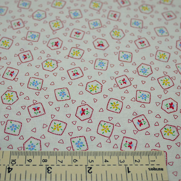 ผ้า cotton ญี่ปุ่น LECIEN 30s style ขนาด 1/4 m.(55 x 50 cm.)