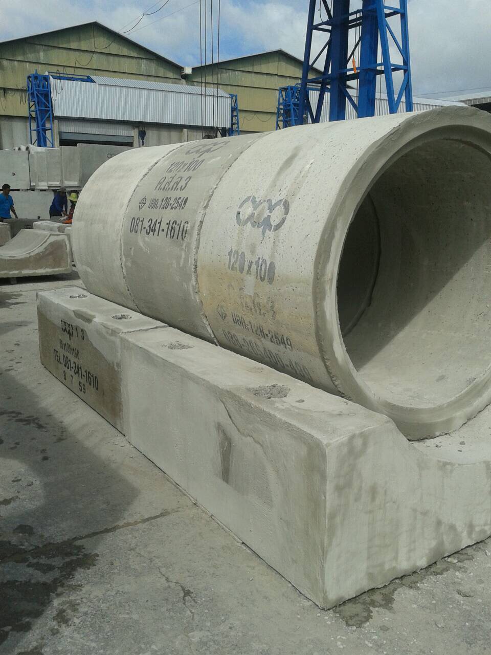 Concrete Pipe Supportors / Steel Pipe Protector