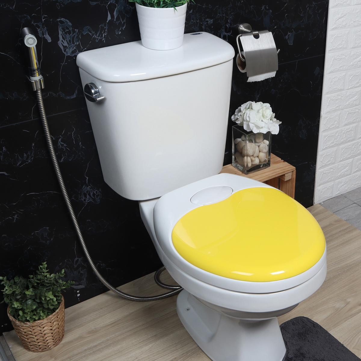 ฝารองนั่งชักโครก 2 ชั้น (Double Toilet Seat) สำหรับผู้ใหญ่ เด็ก wspbath