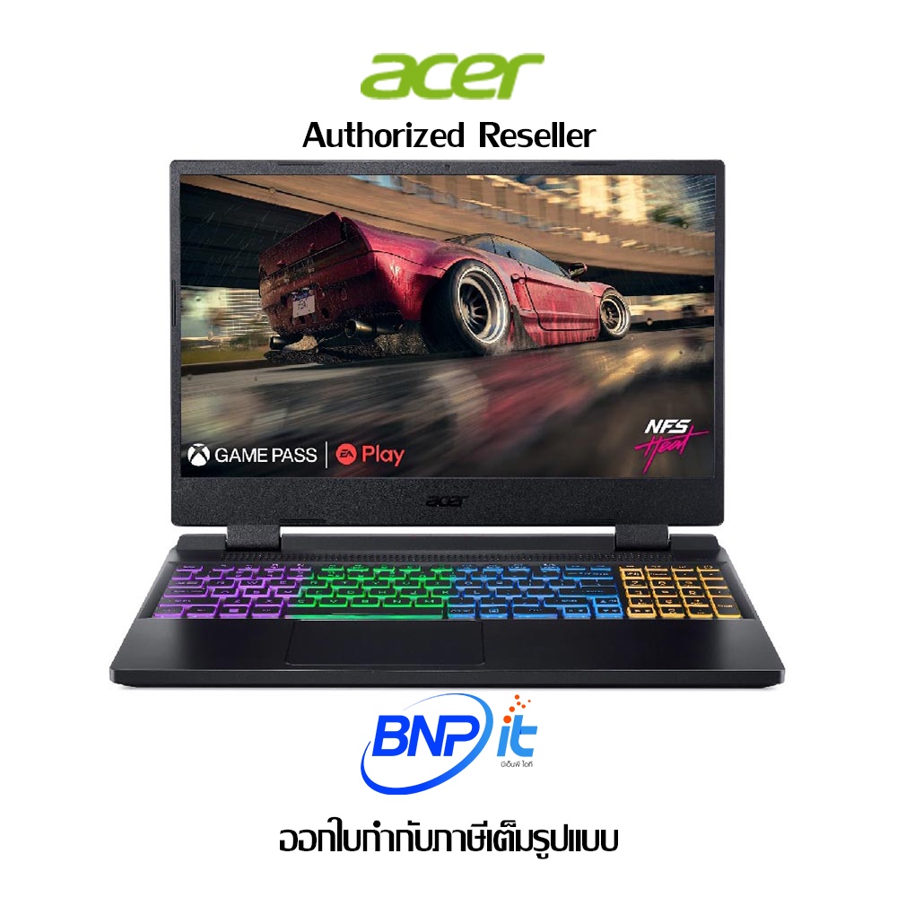 Acer Nitro Gaming Notebook เอเซอร์ เกมมิ่งโน็ตบุ้ค AN515-46-R1QY AMD R7-6800H 8G512G V4GW11 รับประกันสินค้า 3 ปี