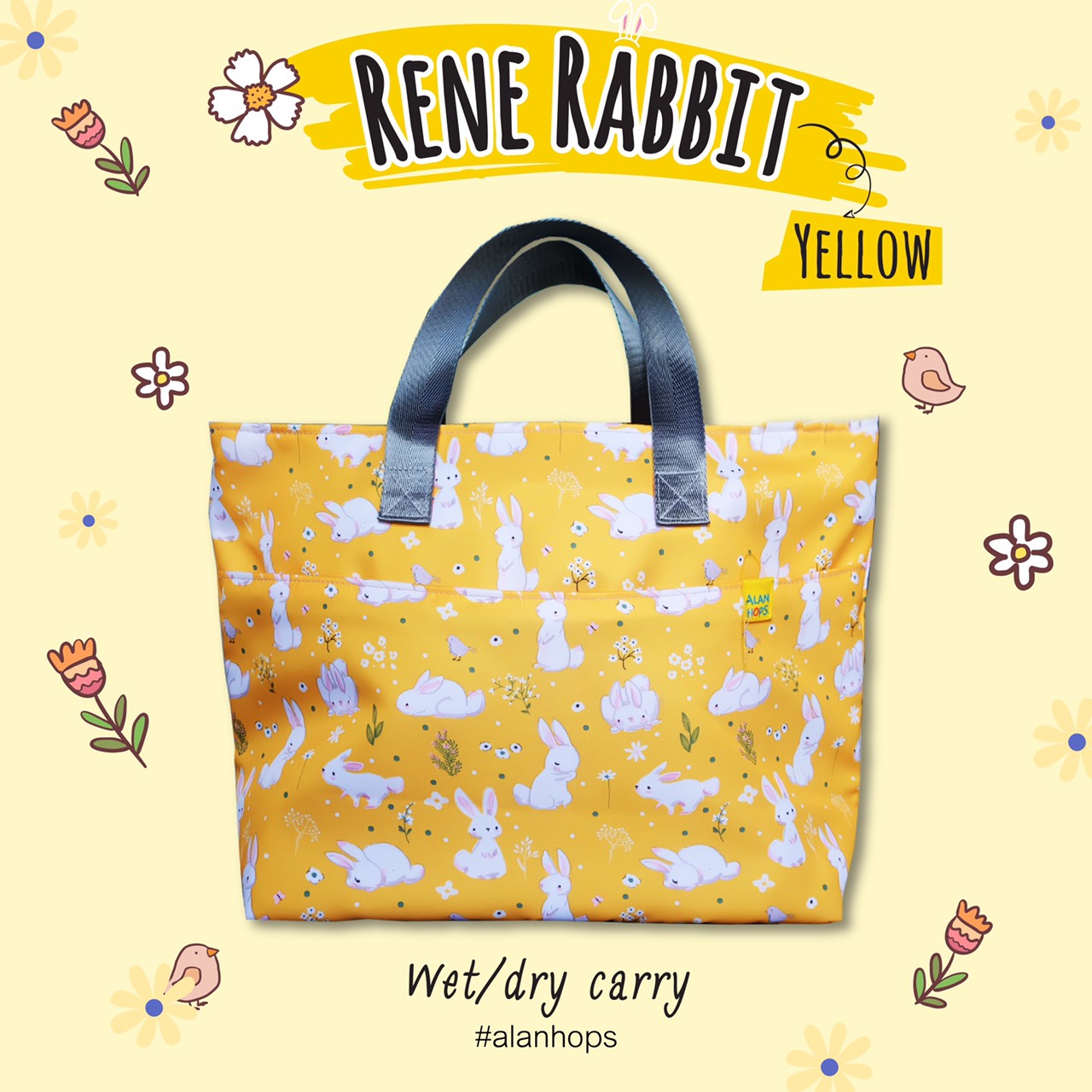 Alan Hops Carry/Rene Rabbit Yellow