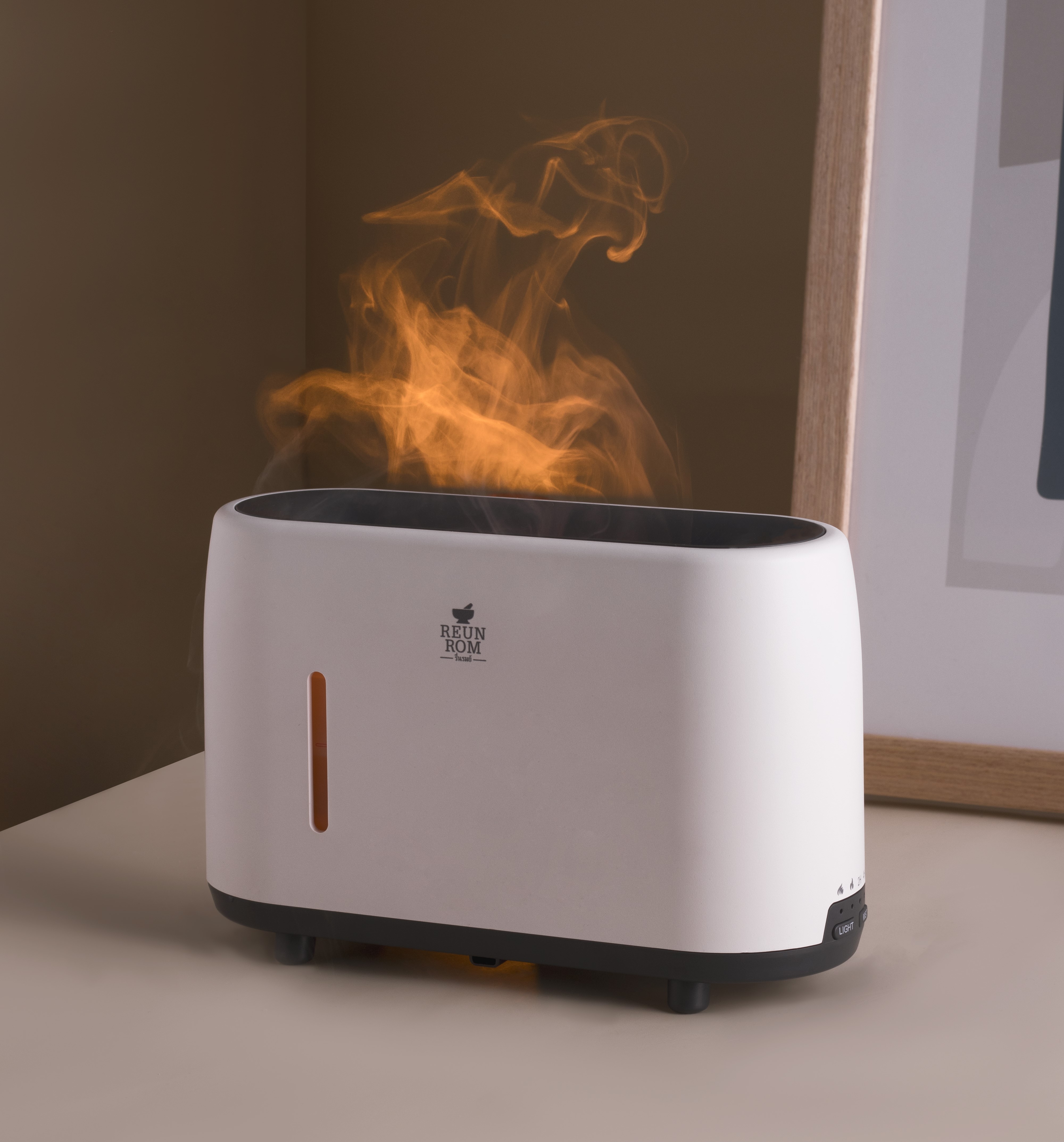 Flame Aroma Diffuser & Humidifier White Color