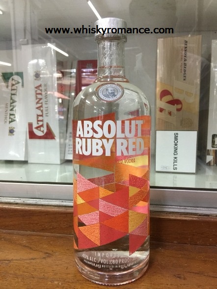 Absolut Ruby Red Imported Vodka ( 80 Proof )1L