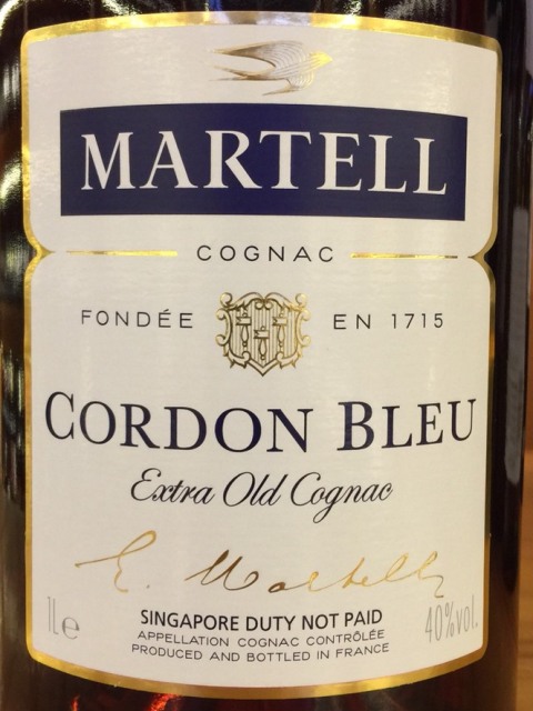 martell cordon bleu extra old cognac ราคา recipe