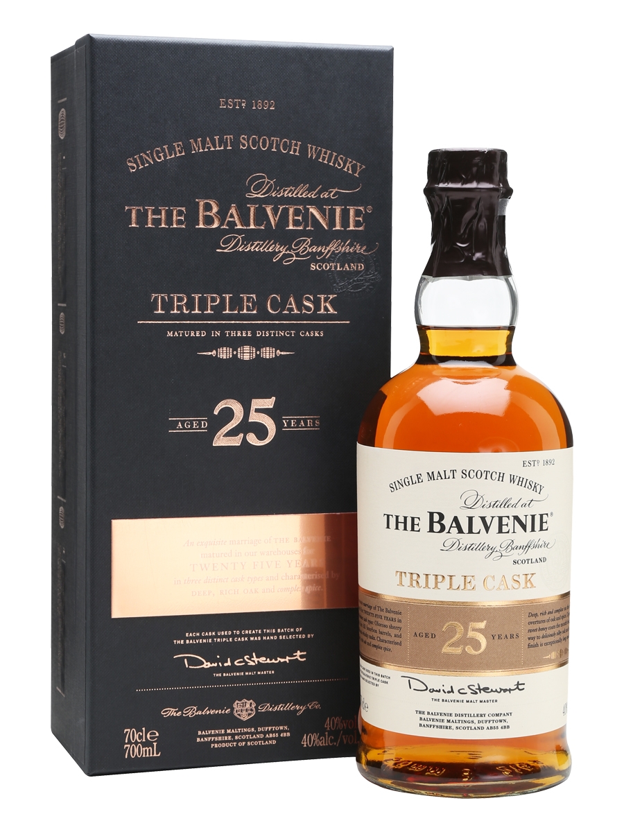The Balvenie Triple Cask Aged 25 Years 70cl