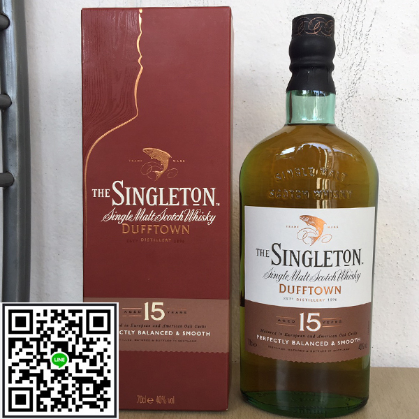 ซิงเกิลมอลต์ วิสกี้-Singleton Glendullan Dufftown 15 Years (70cl) 40% (12 ขวด)1-ลัง