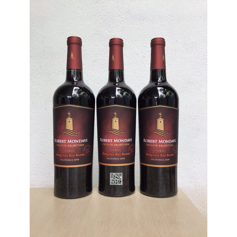 ไวน์แดง สหรัฐอเมริกา-Robert Mondavi Private Selection Heritage Red Blend 2019 12-ขวด ลัง