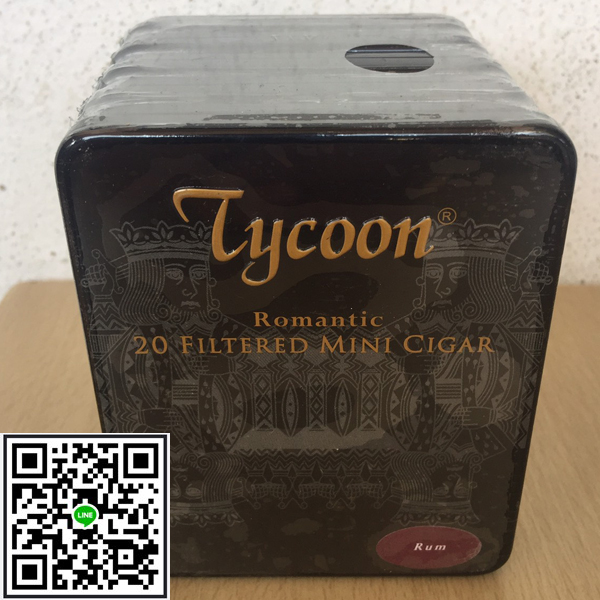 ซีก้าอังกฤษ-Tycoon Romantic 20 Filtered Mini Cigar (Rum) 