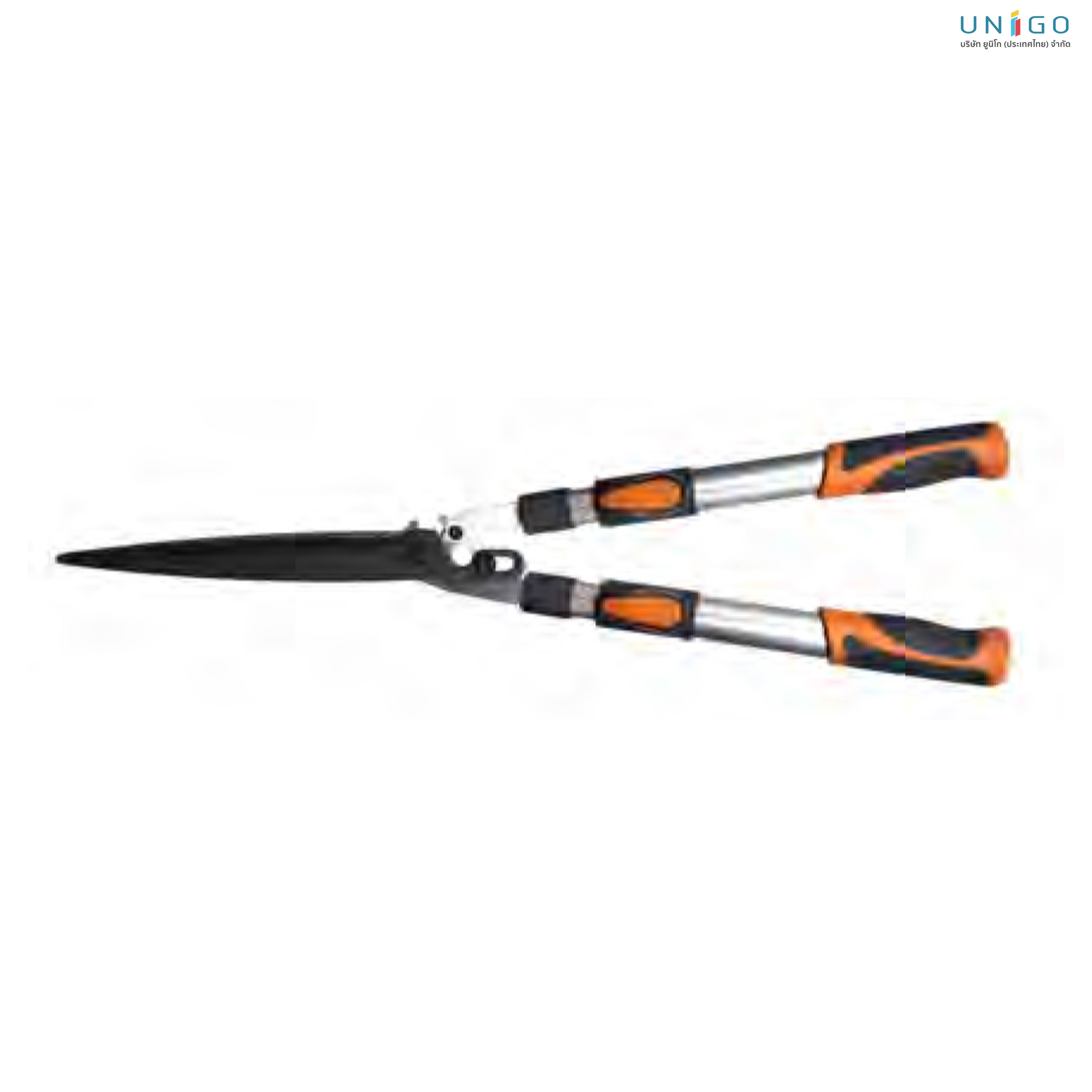 TELESCOPIC GEAR ACTION STRAIGHT BLADE HEDGE SHEARS