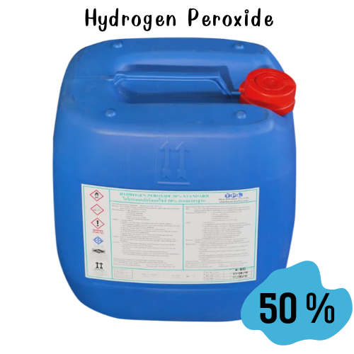 hydrogen peroxide ไฮโดรเจน เพอร์ออกไซด์ 50% 1,000ml
