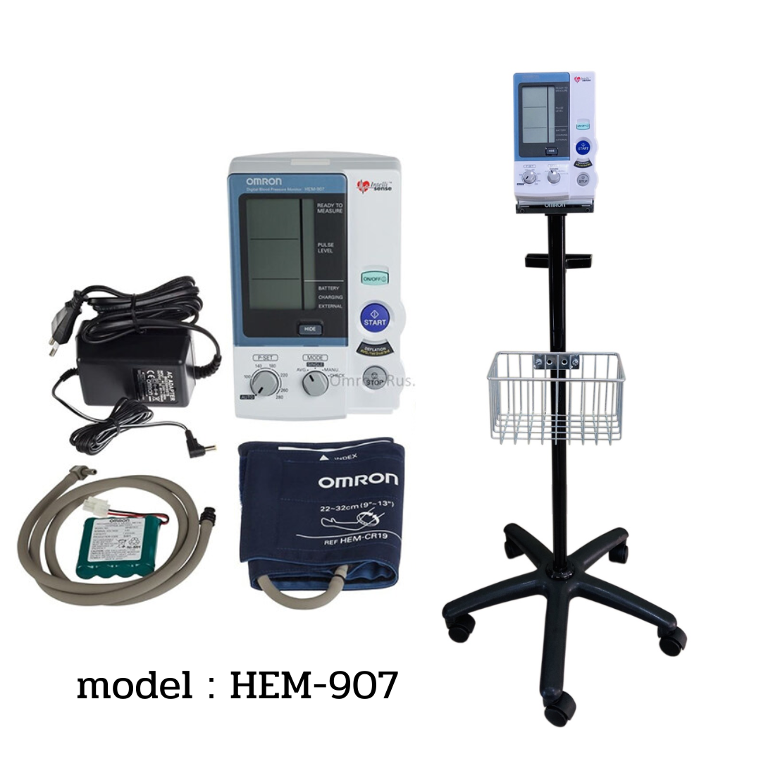 เครื่องวัดความดันโลหิต Omron Model : HEM-907