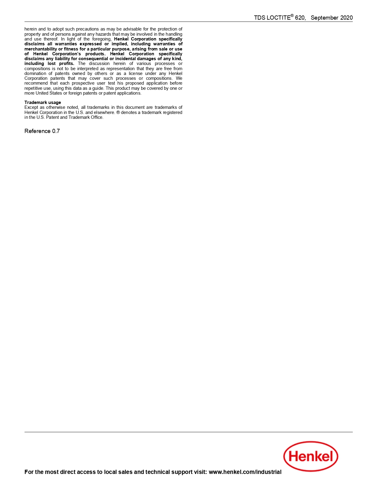 LOCTITE 620 RETAINING COMPOUND 50ML. - aquipthai