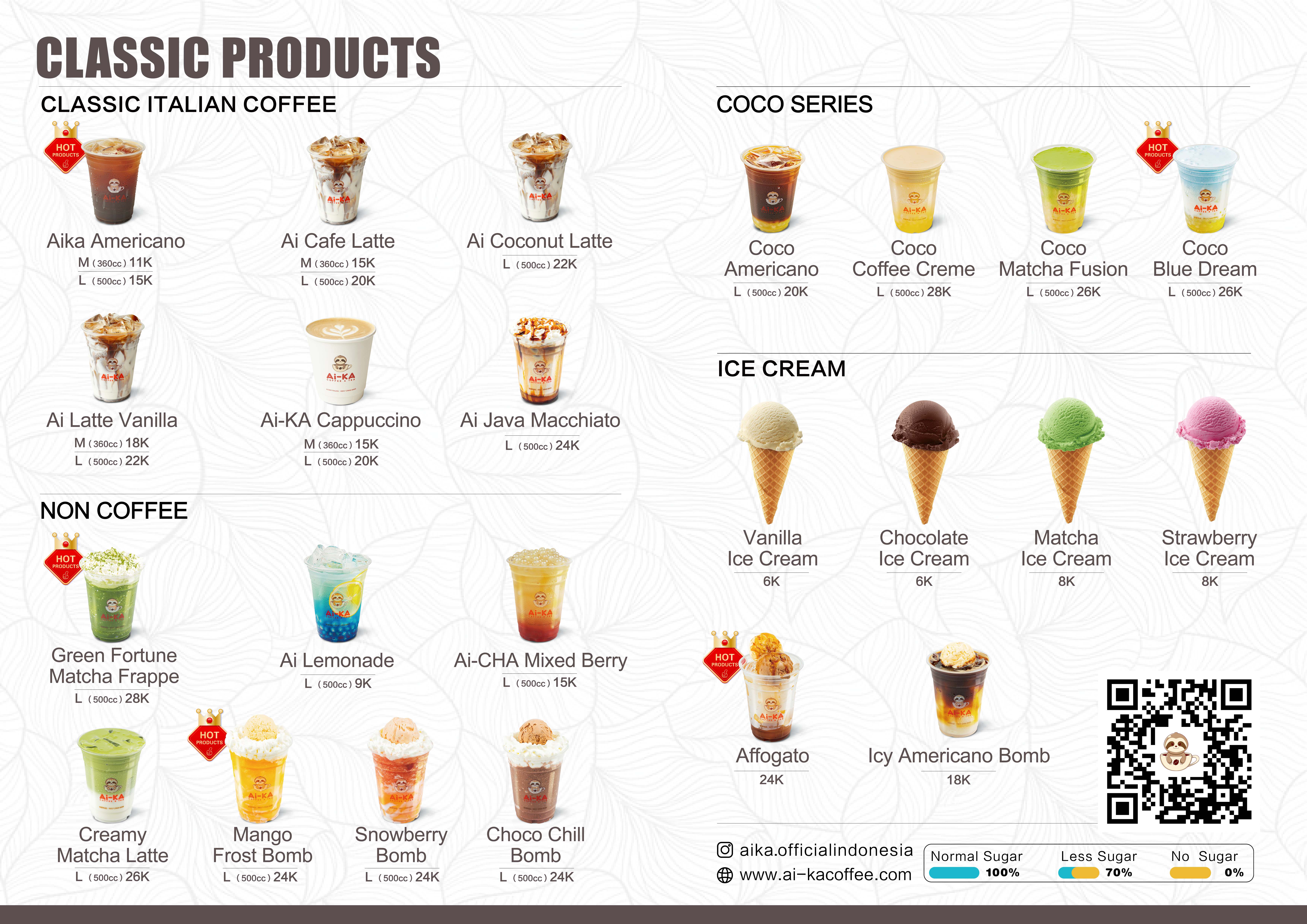 menu terbaru Ai-KA Coffee & Tea