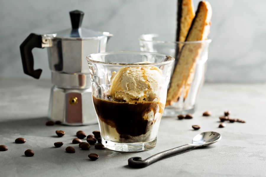 Affogato Coffee Drink