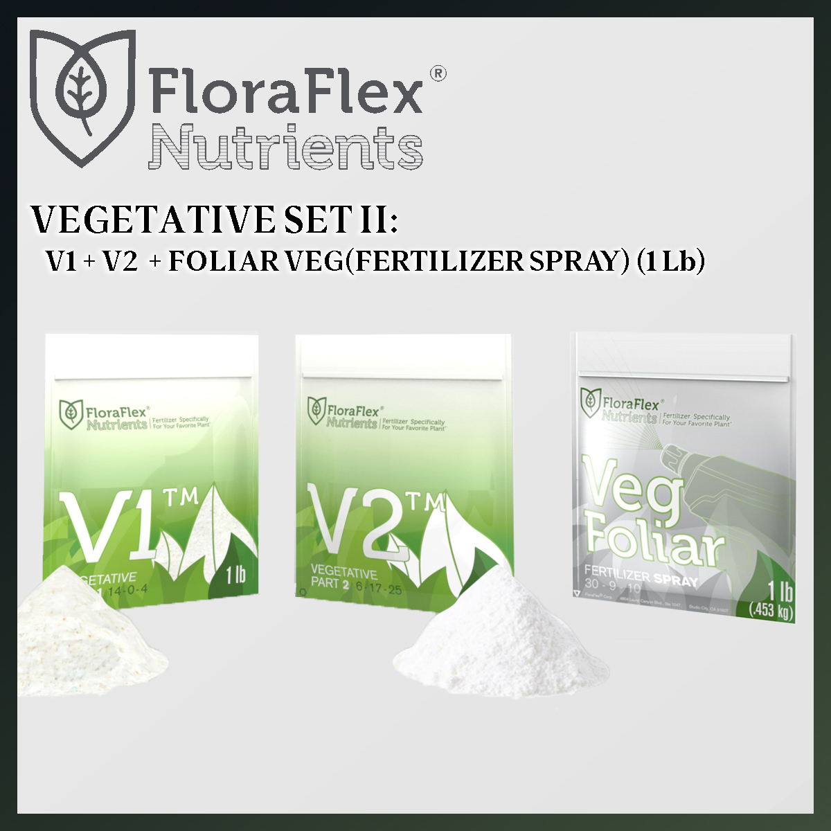 VALUED SET: FLORA FLEX VEGETATIVE V1V2 + FOLIAR