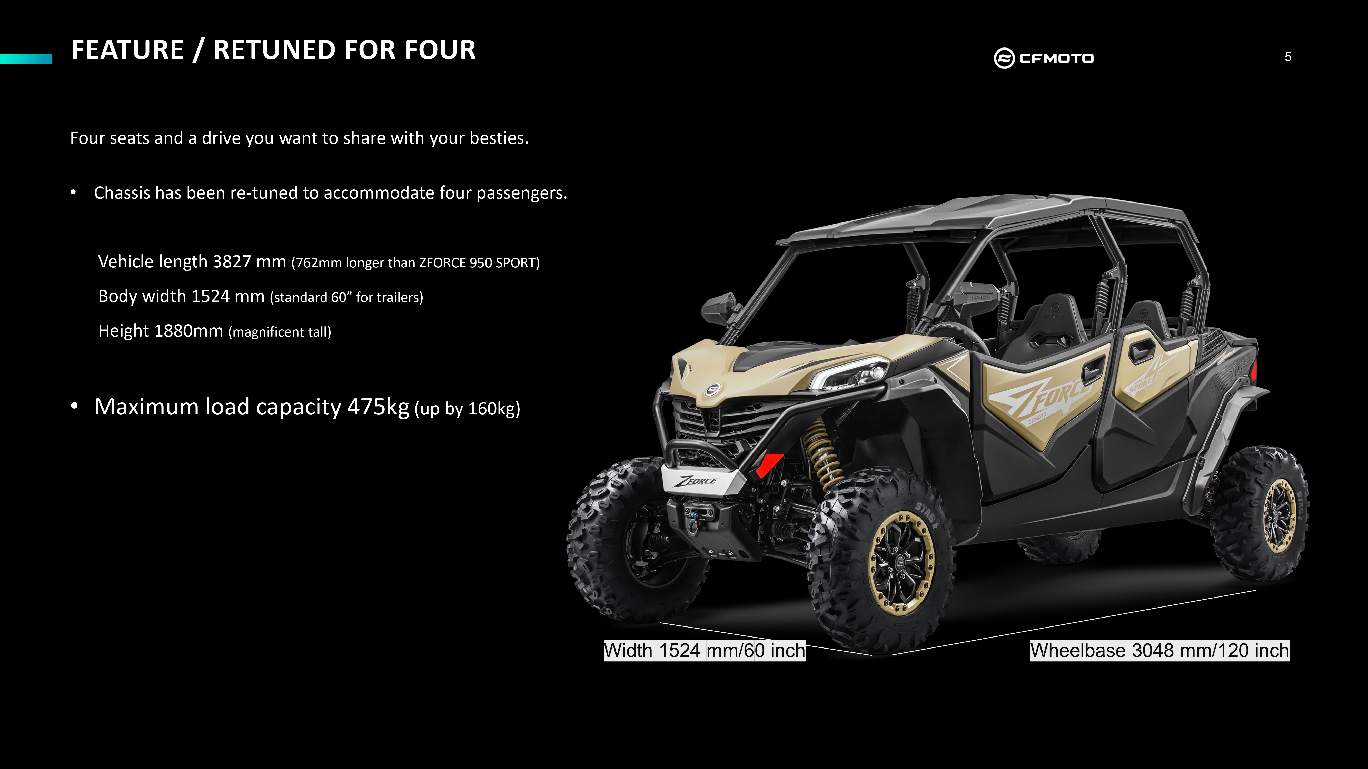 CFmotothailand UTV Zforce 4seaters